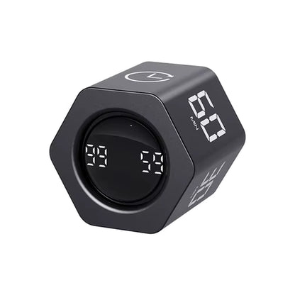 LED Display Productivity Cube Timer Gravity Sensor Flipping Preset Time Dual Modes Countdown Cooking Digital Timer Oven