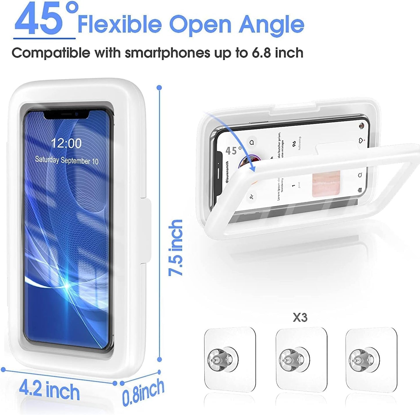 Claira Dusjholder for Mobil – Full Touch & Antidug