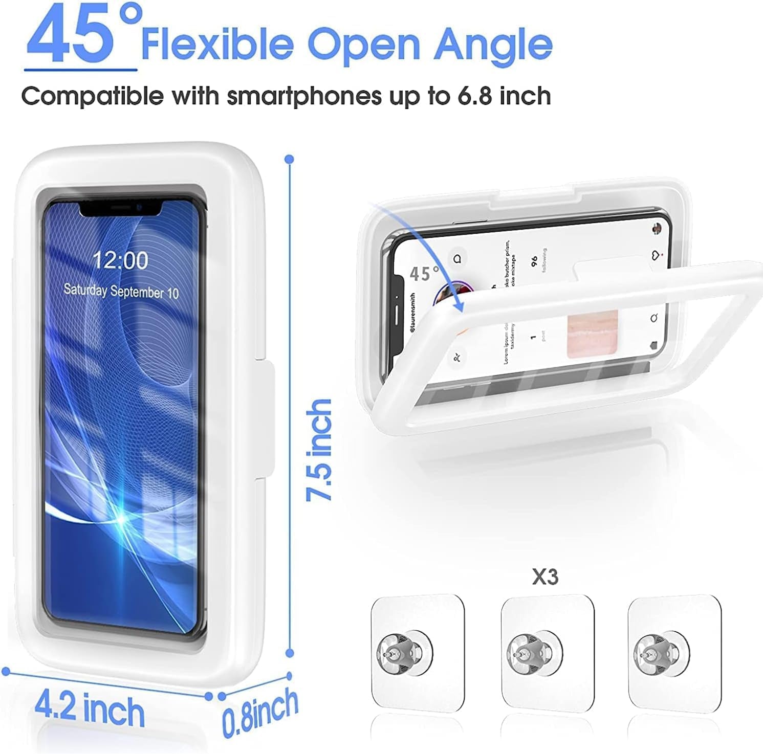 Claira Dusjholder for Mobil – Full Touch & Antidug